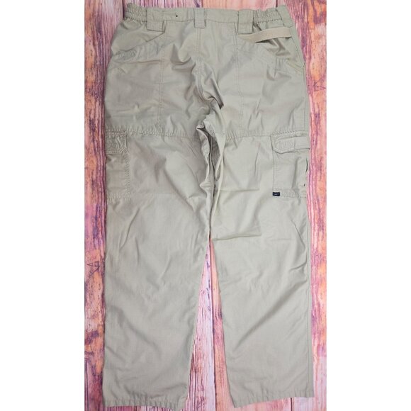 5.11 Tactical Series Mens Cargo Pants 38x34 Khaki Durable - Picture 2 of 7
